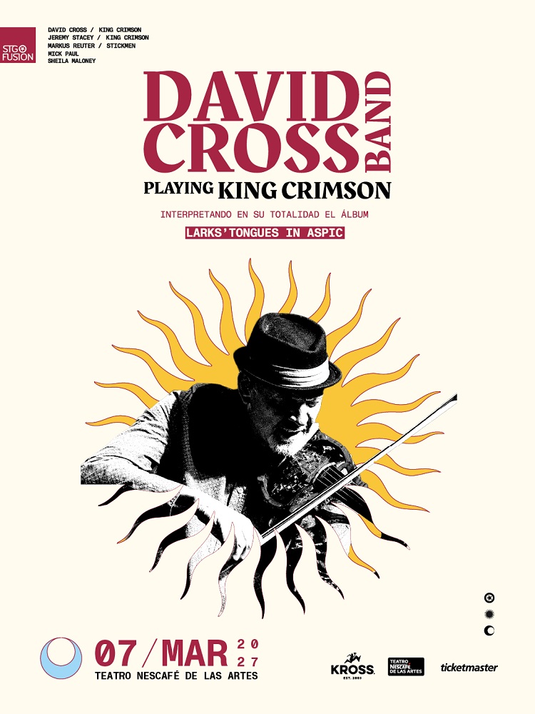 David Cross regresa a Chile para revivir los clásicos de King Crimson 